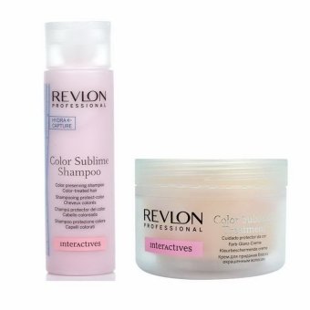 Revlon color sublime shampoo + treatment ชุดบำรุงแชมพูพร้อมทรึตเม้นท์สูตรเข้มข้นระดับซาลอน สำหรับผมทำสีโดยเฉพาะ Revlon color sublime shampoo + treatment ชุดบำรุงแชมพูพร้อมทรึตเม้นท์สูตรเข้มข้นระดับซาลอน สำหรับผมทำสีโดยเฉพาะ