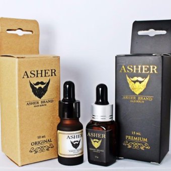 Asher Hair Serum Original & Premium น้ำยาเซรั่มปลูกหนวด คิ้ว ขนตา เครา จอน เส้นผม ชุดสุดคุ้ม (ออริจินอล1ขวด+พรีเมี่ยม1ขวด) Asher Hair Serum Original & Premium น้ำยาเซรั่มปลูกหนวด คิ้ว ขนตา เครา จอน เส้นผม ชุดสุดคุ้ม (ออริจินอล1ขวด+พรีเมี่ยม1ขวด)