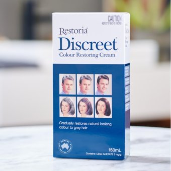 Discreet Colour Restoring Cream 250 ml (ครีมแต่งผมดำ เรสโตเรีย 250 มล.) Discreet Colour Restoring Cream 250 ml (ครีมแต่งผมดำ เรสโตเรีย 250 มล.)