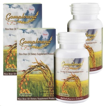 Gomphrena Rice Bran Oil น้ำมันรำข้าว น้ำมันจมูกข้าว ตรา กอมฟลีนา (2 กระปุก) Gomphrena Rice Bran Oil น้ำมันรำข้าว น้ำมันจมูกข้าว ตรา กอมฟลีนา (2 กระปุก)