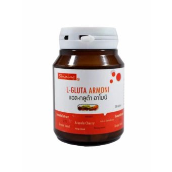 Shining L-GLUTA ARMONI แอล-กลูต้าอาโมนิ วิตามินเร่งขาว บรรจุ 30 เม็ด Shining L-GLUTA ARMONI แอล-กลูต้าอาโมนิ วิตามินเร่งขาว บรรจุ 30 เม็ด