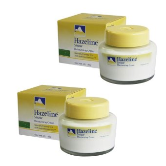 Hazeline Snowเฮสลีน สโนว์Moistursing Cream 100g (เหลือง)แพ็คคู่ Hazeline Snowเฮสลีน สโนว์Moistursing Cream 100g (เหลือง)แพ็คคู่