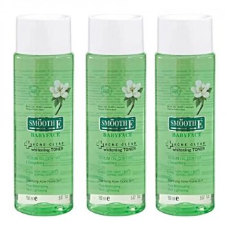 Smooth E Acne Clear Whitening Toner 150ml (3ขวด) Smooth E Acne Clear Whitening Toner 150ml (3ขวด)