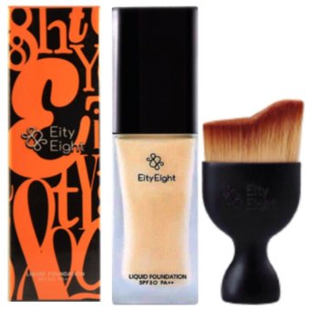 VER88 EITY EIGHT LIQUID FOUNDATION SPF 30 PA+++รองพื้น50ml.แพคคู่กับ แปรงลงรองพื้น( 1กล่อง) #No.21 light beige (สำหรับผิว ขาว-เหลือง) VER88 EITY EIGHT LIQUID FOUNDATION SPF 30 PA+++รองพื้น50ml.แพคคู่กับ แปรงลงรองพื้น( 1กล่อง) #No.21 light beige (สำหรับผิว ขาว-เหลือง)