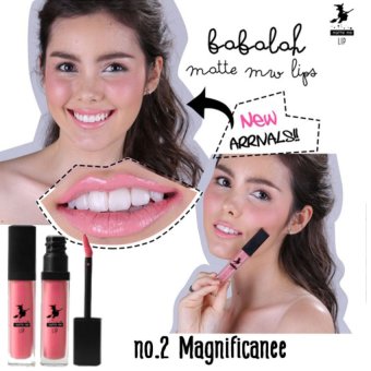 Babalah Matte Me Lips ลิปสติก เบอร์ 02 Magnficanee Babalah Matte Me Lips ลิปสติก เบอร์ 02 Magnficanee