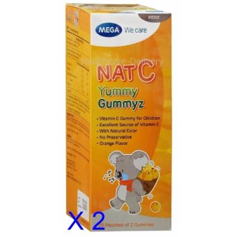 Mega we care Nat C Yummy gummyz (2กล่อง) Mega we care Nat C Yummy gummyz (2กล่อง)