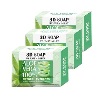 Fairy milky สบู่วานปราบสิว 3D SOAP ( 3 ก้อน) Fairy milky สบู่วานปราบสิว 3D SOAP ( 3 ก้อน)