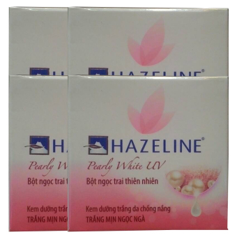 Hazeline Whitening Cream Pearly White UV ครีมบำรุงผิวหน้าอุดมไปด้วยคุณค่าสารสกัดจากไข่มุกธรรมชาติให้ผิวขาวกระจ่างใสเปล่งประกายดุจไข่มุก ปกป้องผิวจากแสงแดด พร้อมเติมความชุ่มชื่นให้กับผิว เนียนนุ่ม ขาวกระจ่างใส 45g (4 กล่อง) Hazeline Whitening Cream Pearly White UV ครีมบำรุงผิวหน้าอุดมไปด้วยคุณค่าสารสกัดจากไข่มุกธรรมชาติให้ผิวขาวกระจ่างใสเปล่งประกายดุจไข่มุก ปกป้องผิวจากแสงแดด พร้อมเติมความชุ่มชื่นให้กับผิว เนียนนุ่ม ขาวกระจ่างใส 45g (4 กล่อง)