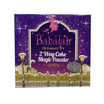 Babalah magic powder Oil Control & UV 2 Way Cake Magic Powder SPF 20 #1 คุมมันได้ในระดับสูงสุด ปกปิด รอยสิว (1 ตลับ) Babalah magic powder Oil Control & UV 2 Way Cake Magic Powder SPF 20 #1 คุมมันได้ในระดับสูงสุด ปกปิด รอยสิว (1 ตลับ)