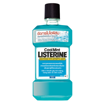 Listerine น้ำยาบ้วนปาก คูลมิ้นท์ 750 มล Listerine น้ำยาบ้วนปาก คูลมิ้นท์ 750 มล