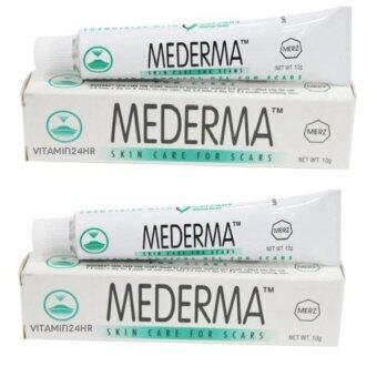 MEDERMA CREAM 10 Gครีมรักษาแผลเป็นจากสิว รอยผ่าตัด หลังคลอด(10G X 2หลอด) MEDERMA CREAM 10 Gครีมรักษาแผลเป็นจากสิว รอยผ่าตัด หลังคลอด(10G X 2หลอด)