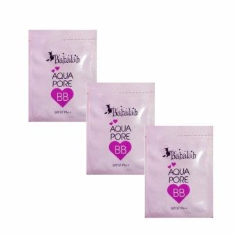 Babalah Aqua Pore BB บาบาร่า แบบซอง บีบีครีม SPF37 PA+++ จำนวน 3 ซอง (3g ต่อ 1 ซอง) Babalah Aqua Pore BB บาบาร่า แบบซอง บีบีครีม SPF37 PA+++ จำนวน 3 ซอง (3g ต่อ 1 ซอง)