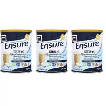 Ensure Vanilla เอ็นชัวร์ กลิ่นวานิลลา 850 กรัม (3 กระป๋อง) Ensure Vanilla เอ็นชัวร์ กลิ่นวานิลลา 850 กรัม (3 กระป๋อง)
