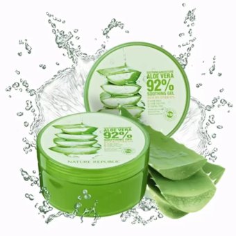 แพคคู่ Nature Republic Aloe Vera 92% Soothing Gel 300 ml.เพิ่มความชุ่มชื่นให้ผิว แพคคู่ Nature Republic Aloe Vera 92% Soothing Gel 300 ml.เพิ่มความชุ่มชื่นให้ผิว