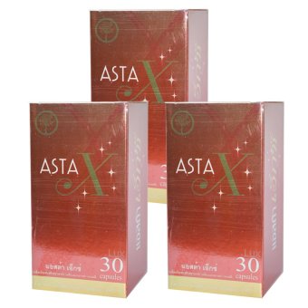 Asta X แอสต้า เอ็กซ์ ผลิตภัณฑ์เสริมอาหารจากสาหร่ายแดง ปรับสมดุลย์ในร่างกาย บรรจุ 30 แคปซูล (3 กระปุก) Asta X แอสต้า เอ็กซ์ ผลิตภัณฑ์เสริมอาหารจากสาหร่ายแดง ปรับสมดุลย์ในร่างกาย บรรจุ 30 แคปซูล (3 กระปุก)
