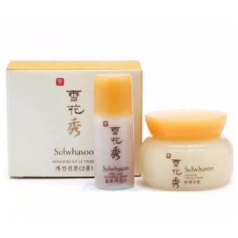 Sulwhasoo Renewing Kit 2 Items (Essential Firming Cream 5ml + First Care Activating Serum 4ml) (ขนาดทดลอง) Sulwhasoo Renewing Kit 2 Items (Essential Firming Cream 5ml + First Care Activating Serum 4ml) (ขนาดทดลอง)