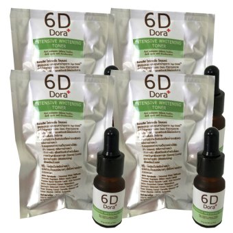 6D Dora โทนเนอร์สลายฝ้า กระ 10g. ( 4 ขวด) 6D Dora โทนเนอร์สลายฝ้า กระ 10g. ( 4 ขวด)