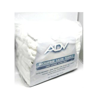 ADV Micro Fiber salon towels - Long lasting Ultra soft 1 pack (10 peices) - white มหัศจรรย์ผ้าไมโครไฟเบอร์ ซับน้ำได้ดีเยี่ยม ADV Micro Fiber salon towels - Long lasting Ultra soft 1 pack (10 peices) - white มหัศจรรย์ผ้าไมโครไฟเบอร์ ซับน้ำได้ดีเยี่ยม