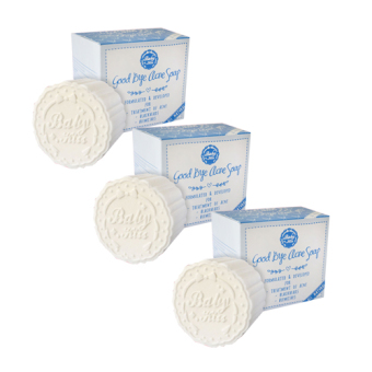 Baby Kiss Good Bye Acne Soap สบู่ฆ่าเชื้อสิว เบบี้คิส ( 3 ก้อน x 100g.) Baby Kiss Good Bye Acne Soap สบู่ฆ่าเชื้อสิว เบบี้คิส ( 3 ก้อน x 100g.)