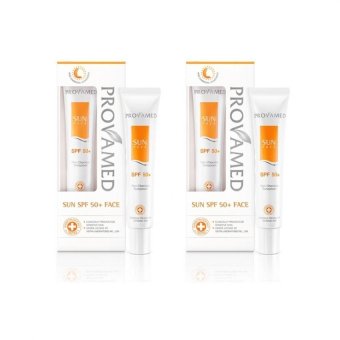 Provamed Sun SPF 50+ ครีมกันแดด 30 ml. สีขาว (2 หลอด) Provamed Sun SPF 50+ ครีมกันแดด 30 ml. สีขาว (2 หลอด)
