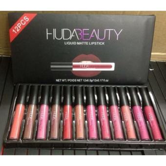 Huda Beauty Liquid Matte Lipstick Set 12 Color 12 สี 12 แท่ง Huda Beauty Liquid Matte Lipstick Set 12 Color 12 สี 12 แท่ง