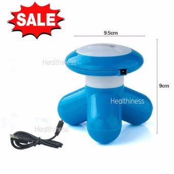 Electric Massager เครื่องนวดสามขามินิ 1 ชิ้น (สีฟ้า) เครื่องนวดคลายเครียด ขนาดพกพาด้วยระบบสั่น นวดคลายปวดตามจุดต่างๆของร่างกาย พร้อมสายเสียบ USB ต่อคอมได้ Electric Massager เครื่องนวดสามขามินิ 1 ชิ้น (สีฟ้า) เครื่องนวดคลายเครียด ขนาดพกพาด้วยระบบสั่น นวดคลายปวดตามจุดต่างๆของร่างกาย พร้อมสายเสียบ USB ต่อคอมได้