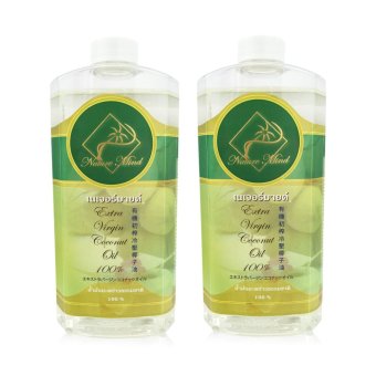 น้ำมันมะพร้าวบริสุทธิ์สกัดเย็น 100% เกรดพรีเมี่ยม Nature mind 1000ml. (2ขวด) น้ำมันมะพร้าวบริสุทธิ์สกัดเย็น 100% เกรดพรีเมี่ยม Nature mind 1000ml. (2ขวด)