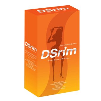 Dsrim ผลิตภัณฑ์เสริมอาหารเพื่อควบคุมน้ำหนัก 30 แคปซูล (ส้ม) Dsrim ผลิตภัณฑ์เสริมอาหารเพื่อควบคุมน้ำหนัก 30 แคปซูล (ส้ม)