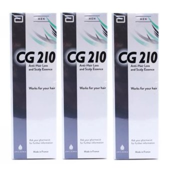 CG 210 Anti-Hair Loss and Scalp Essence for Men แก้ปัญหาผมร่วง สำหรับผู้ชาย (80 ml x 3) CG 210 Anti-Hair Loss and Scalp Essence for Men แก้ปัญหาผมร่วง สำหรับผู้ชาย (80 ml x 3)