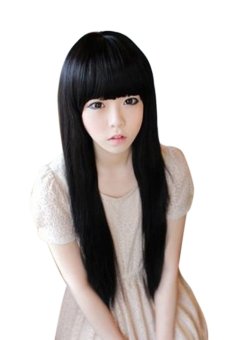 Sanwood วิกผมยาวตรงแบบ (สีดำ) Sanwood วิกผมยาวตรงแบบ (สีดำ)