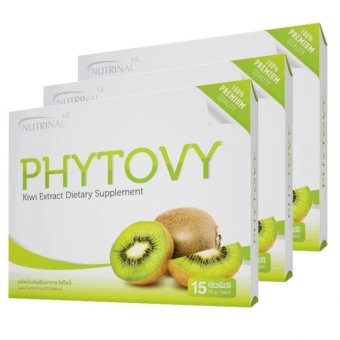 PHYTOVY ดีท็อกล้างลำไส้ ไฟโตวี่ 3 กล่อง (15 ซอง/กล่อง) PHYTOVY ดีท็อกล้างลำไส้ ไฟโตวี่ 3 กล่อง (15 ซอง/กล่อง)