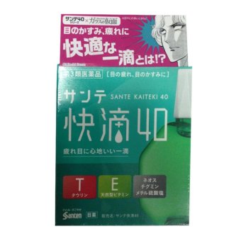 Sante Kaiteki 40ยาหยอดตาญี่ปุ่น สำหรับดวงตาที่เหนื่อยล้าและพร่ามัว15ml (1กล่อง) Sante Kaiteki 40ยาหยอดตาญี่ปุ่น สำหรับดวงตาที่เหนื่อยล้าและพร่ามัว15ml (1กล่อง)