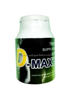 D-Maxxx ซุปเปอร์ดีแม็กซ์ อาหารเสริมสมรรถภาพท่านชาย (60 แคปซูล) D-Maxxx ซุปเปอร์ดีแม็กซ์ อาหารเสริมสมรรถภาพท่านชาย (60 แคปซูล)