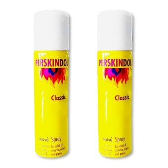 PERSKINDOL Classic Spray บรรเทาอาการปวดกล้ามเนื้อ 150ml. (2 ขวด) PERSKINDOL Classic Spray บรรเทาอาการปวดกล้ามเนื้อ 150ml. (2 ขวด)