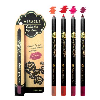 Mei Linda ลิปดินสอ เมลินดา Miracle Color fit Lip Liner #Set2 (4 แท่ง) Mei Linda ลิปดินสอ เมลินดา Miracle Color fit Lip Liner #Set2 (4 แท่ง)