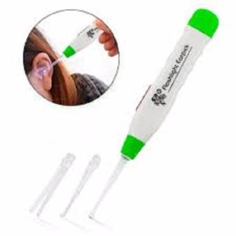 ไม้แคะหูพร้อมไฟในตัว 3 in 1 (สีขาว) Flashlight Earpick (white) ไม้แคะหูพร้อมไฟในตัว 3 in 1 (สีขาว) Flashlight Earpick (white)