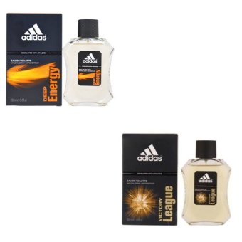 Adidas Victory League For men 100ml. + Adidas Deep Energy Adidas for men 100 ml พร้อมกล่อง Adidas Victory League For men 100ml. + Adidas Deep Energy Adidas for men 100 ml พร้อมกล่อง