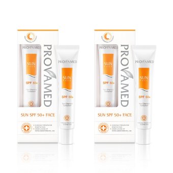 Provamed Sun SPF 50+ ครีมกันแดด 30 ml. สีเบจ x 2 หลอด Provamed Sun SPF 50+ ครีมกันแดด 30 ml. สีเบจ x 2 หลอด