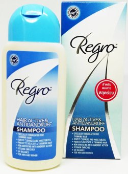 Regro Hair Active & Antidandruff Shampoo 200 ml. แชมพูลดปัญหาผมร่วงและรังแค Regro Hair Active & Antidandruff Shampoo 200 ml. แชมพูลดปัญหาผมร่วงและรังแค