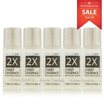 Tony Moly 2X First Essence 5ml เอสเซ้นส์ตบผิวตัวใหม่ ( 5 ขวด ) Tony Moly 2X First Essence 5ml เอสเซ้นส์ตบผิวตัวใหม่ ( 5 ขวด )