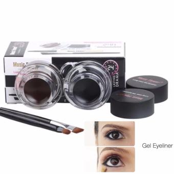 Music Flower อายไลเนอร์ ติดทน 24 ชม.กันน้ำและความมัน เส้นสวยเข้ม Long-wear Gel Eyeliner ( 2 เฉดสี-สีดำ/สีน้ำตาล ) Music Flower อายไลเนอร์ ติดทน 24 ชม.กันน้ำและความมัน เส้นสวยเข้ม Long-wear Gel Eyeliner ( 2 เฉดสี-สีดำ/สีน้ำตาล )