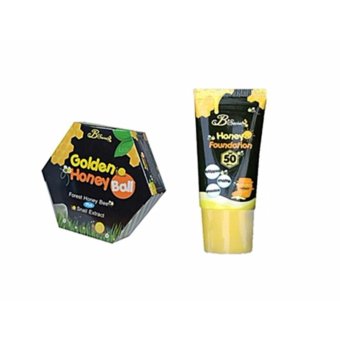 B'Secret Golden Honey Ball มาส์กลูกผึ้ง + W2M ครีมกันแดดผสมรองพื้น 20g. แพคคู่ B'Secret Golden Honey Ball มาส์กลูกผึ้ง + W2M ครีมกันแดดผสมรองพื้น 20g. แพคคู่