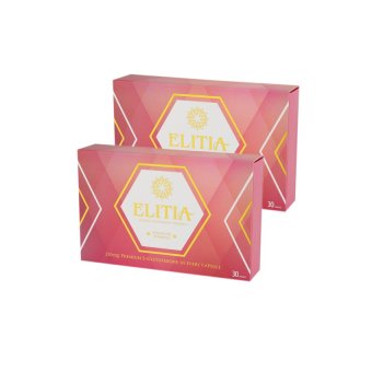 Elitia Premium L-gluthatione ผลิตภัณฑ์เสริมอาหารเพื่อผิวขาวอีลิเทีย ชะลอความแก่ รักษาสิว ด้วยสารสกัดจากสาหร่ายสีแดง Astaxanthin 30 Capsules (2 กล่อง) Elitia Premium L-gluthatione ผลิตภัณฑ์เสริมอาหารเพื่อผิวขาวอีลิเทีย ชะลอความแก่ รักษาสิว ด้วยสารสกัดจากสาหร่ายสีแดง Astaxanthin 30 Capsules (2 กล่อง)