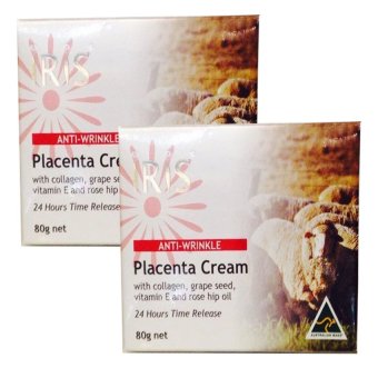 iRiS Anti-Wrinkle Placenta Cream ครีมรกแกะสูตรเข้มข้นนำเข้าจากออสเตรเลีย 80g ( 2 กล่อง) iRiS Anti-Wrinkle Placenta Cream ครีมรกแกะสูตรเข้มข้นนำเข้าจากออสเตรเลีย 80g ( 2 กล่อง)