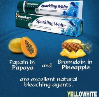HIMALAYA หิมาลายา สปาร์คลิ่งไวท์ ทูธเพสท์100มล HIMALAYA หิมาลายา สปาร์คลิ่งไวท์ ทูธเพสท์100มล