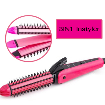 Sassy เครื่องม้วนผม และหนีบตรง ม้วนผม 3in1 ทำได้ทั้งผมตรง ผมหยัก ผมลอนเกลียว สีชมพู Sassy เครื่องม้วนผม และหนีบตรง ม้วนผม 3in1 ทำได้ทั้งผมตรง ผมหยัก ผมลอนเกลียว สีชมพู