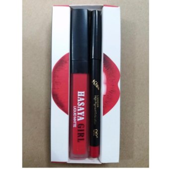 HASAYA GIRL Liquid matte lipstick & lipliner ลิปสติกเนื้อแมท NO.2 HASAYA GIRL Liquid matte lipstick & lipliner ลิปสติกเนื้อแมท NO.2