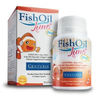 Centuria FishOil Juno น้ำมันปลาสำหรับเด็ก บำรุงสมอง เพิ่มความจำ 30 capsules Centuria FishOil Juno น้ำมันปลาสำหรับเด็ก บำรุงสมอง เพิ่มความจำ 30 capsules