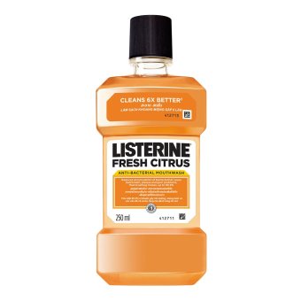 LISTERINE ลิสเตอรีนน้ำยาบ้วนปาก เฟรชซิทรัส 250 มล. LISTERINE ลิสเตอรีนน้ำยาบ้วนปาก เฟรชซิทรัส 250 มล.