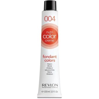 Revlon Nutri color crème ครีมเคลือบและบำรุงเส้นผมแบบหลอด เบอร์ 004 Peach สีพีช (100ml) Revlon Nutri color crème ครีมเคลือบและบำรุงเส้นผมแบบหลอด เบอร์ 004 Peach สีพีช (100ml)